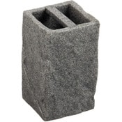 Wholesale - RESIN GREY CONCRETE LOOK TOOTHBRUSH HOLDER C/P 24, UPC: 810094752477